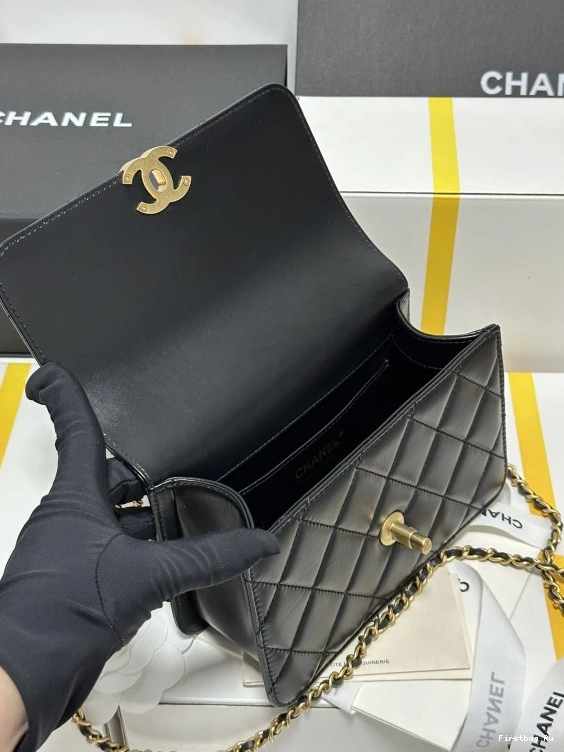 First Bag Ru FLAP -12X19X8CM BAG CHANEL 0816